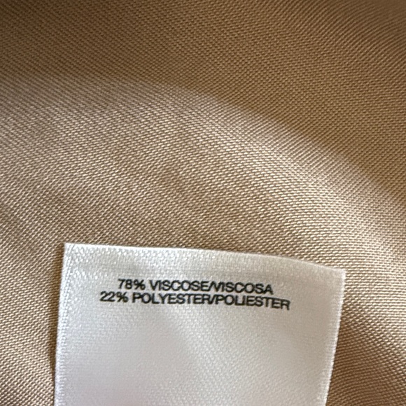 Nine West Open Front Duster Jacket In Beige Color - Picture 8 of 11